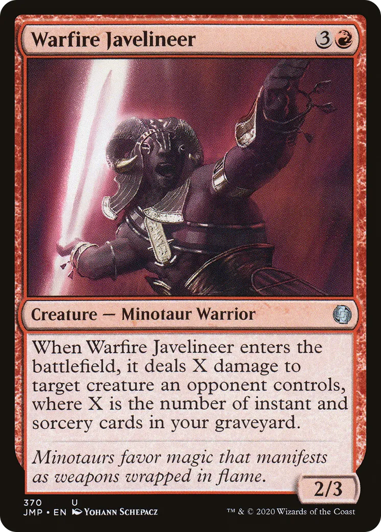 Javelinier au feu de guerre — Jumpstart — Magic: The Gathering