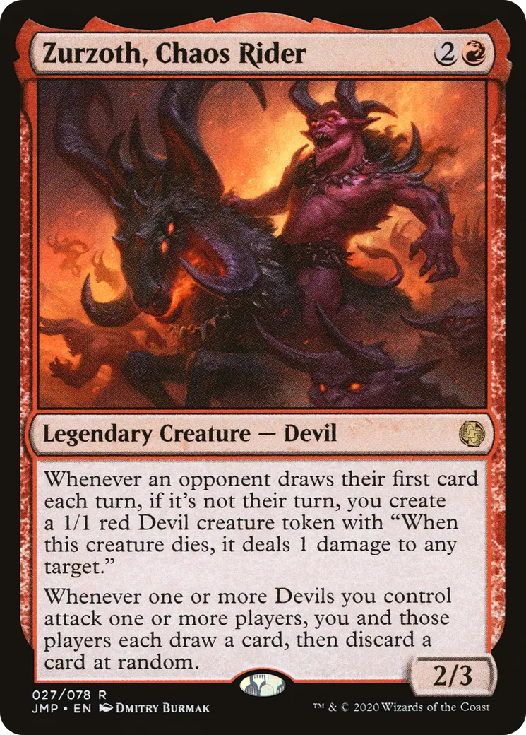 Zurzoth, cavalier du chaos — Jumpstart — Magic: The Gathering