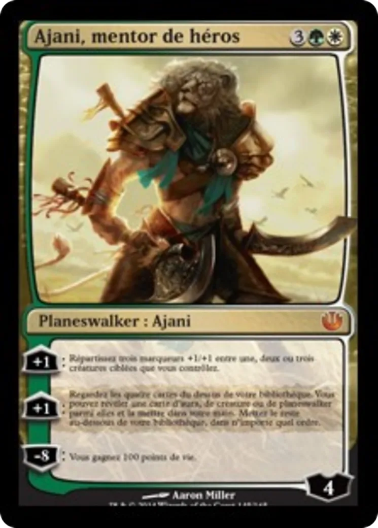 Ajani, mentor de héros — Journey into Nyx — Magic: The Gathering