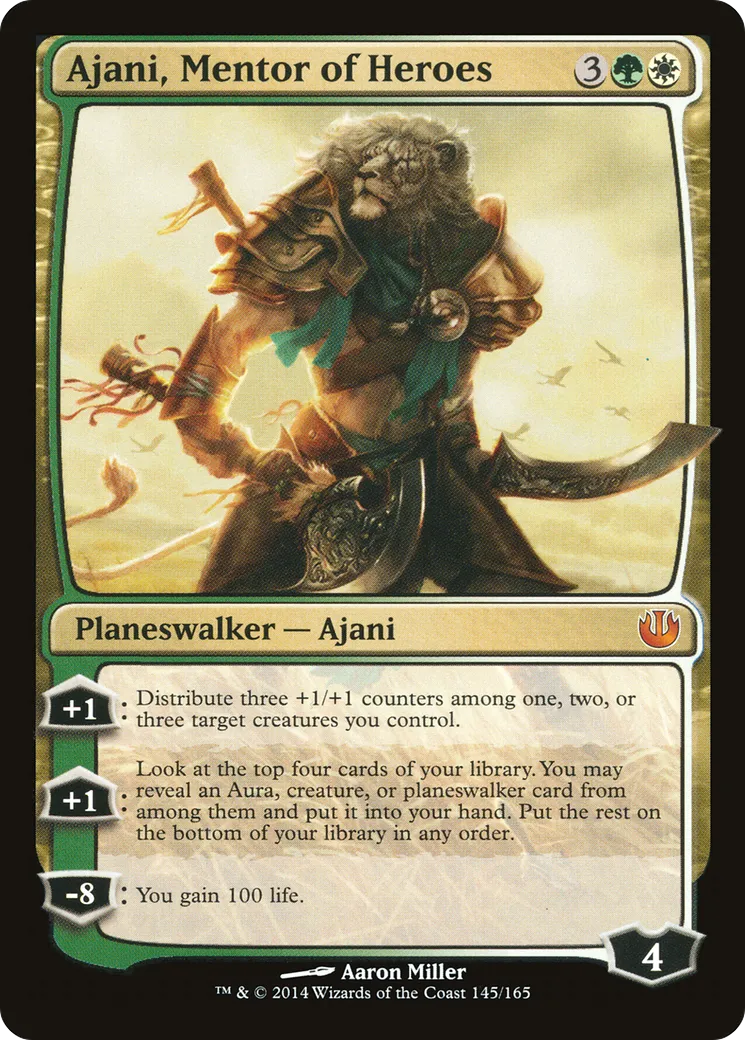 Ajani, Mentor of Heroes — Journey into Nyx — Magic: The Gathering