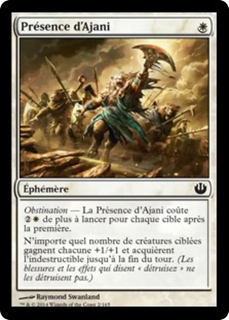 Présence d'Ajani — Journey into Nyx — Magic: The Gathering