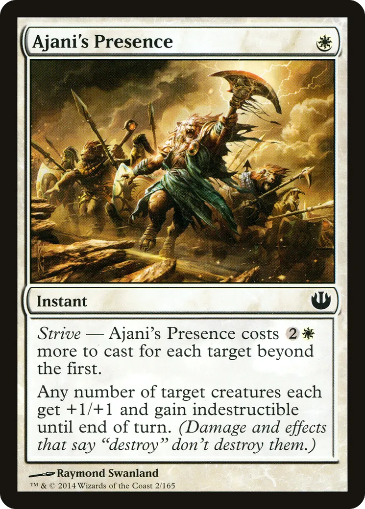 Ajani's Presence — Journey into Nyx — Magic: The Gathering