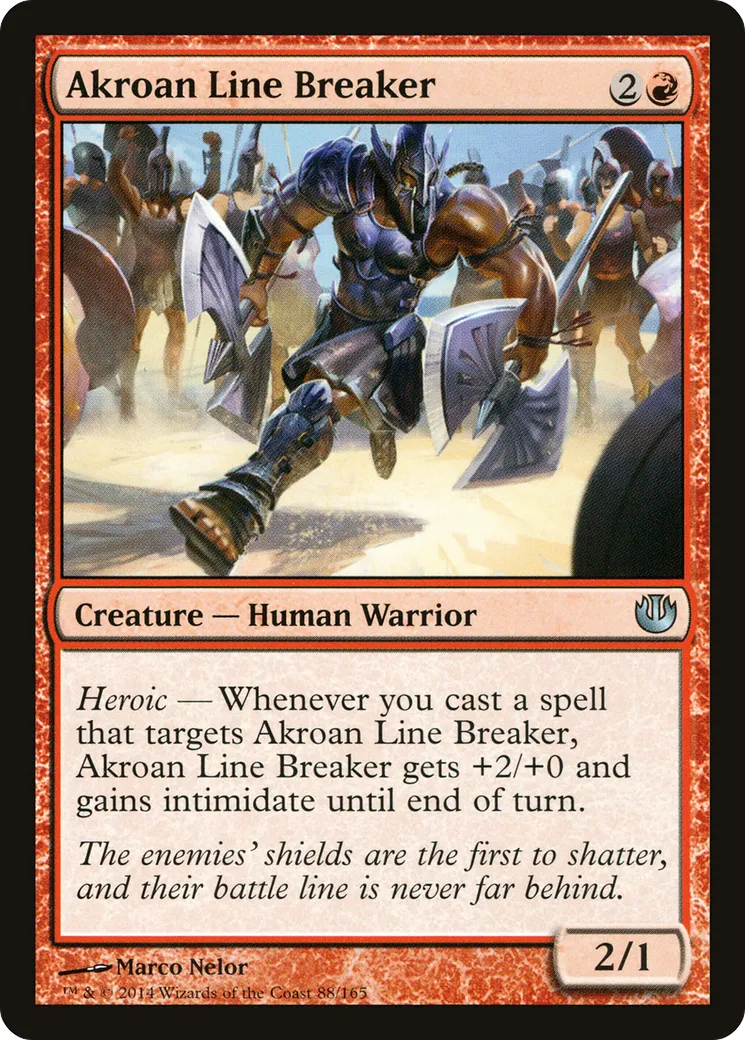 Akroan Line Breaker — Journey into Nyx — Magic: The Gathering