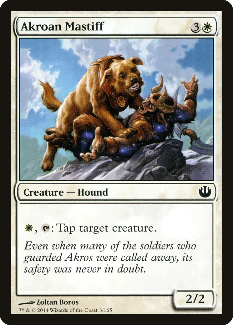 Akroan Mastiff — Journey into Nyx — Magic: The Gathering