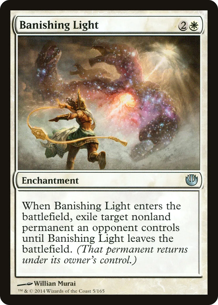 Banishing Light from Journey into Nyx - Magic: The Gathering
