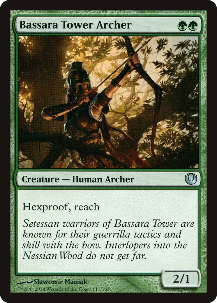Bassara Tower Archer — Journey into Nyx — Magic: The Gathering