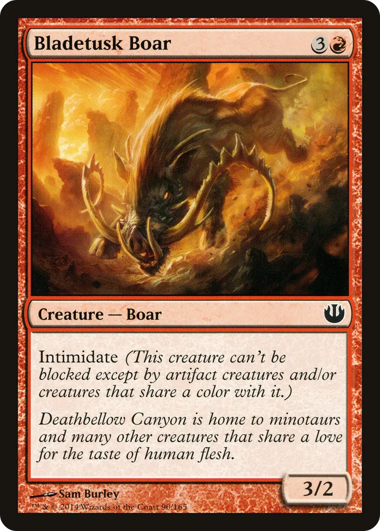 Sanglier lamecroc — Journey into Nyx — Magic: The Gathering
