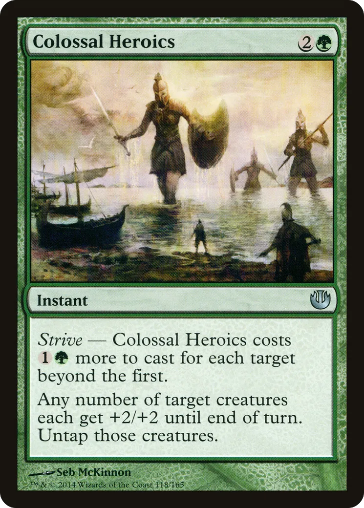 Colossal Heroics — Journey into Nyx — Magic: The Gathering