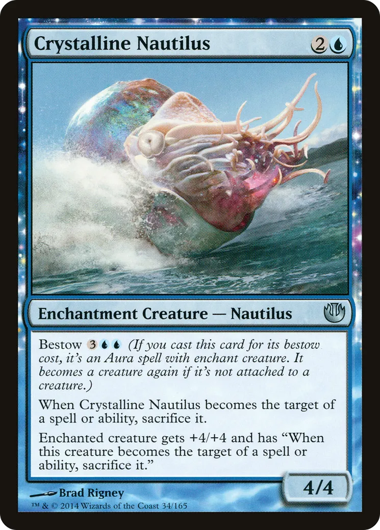 Crystalline Nautilus — Journey into Nyx — Magic: The Gathering