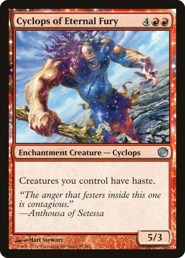 Cyclope de la fureur éternelle — Journey into Nyx — Magic: The Gathering