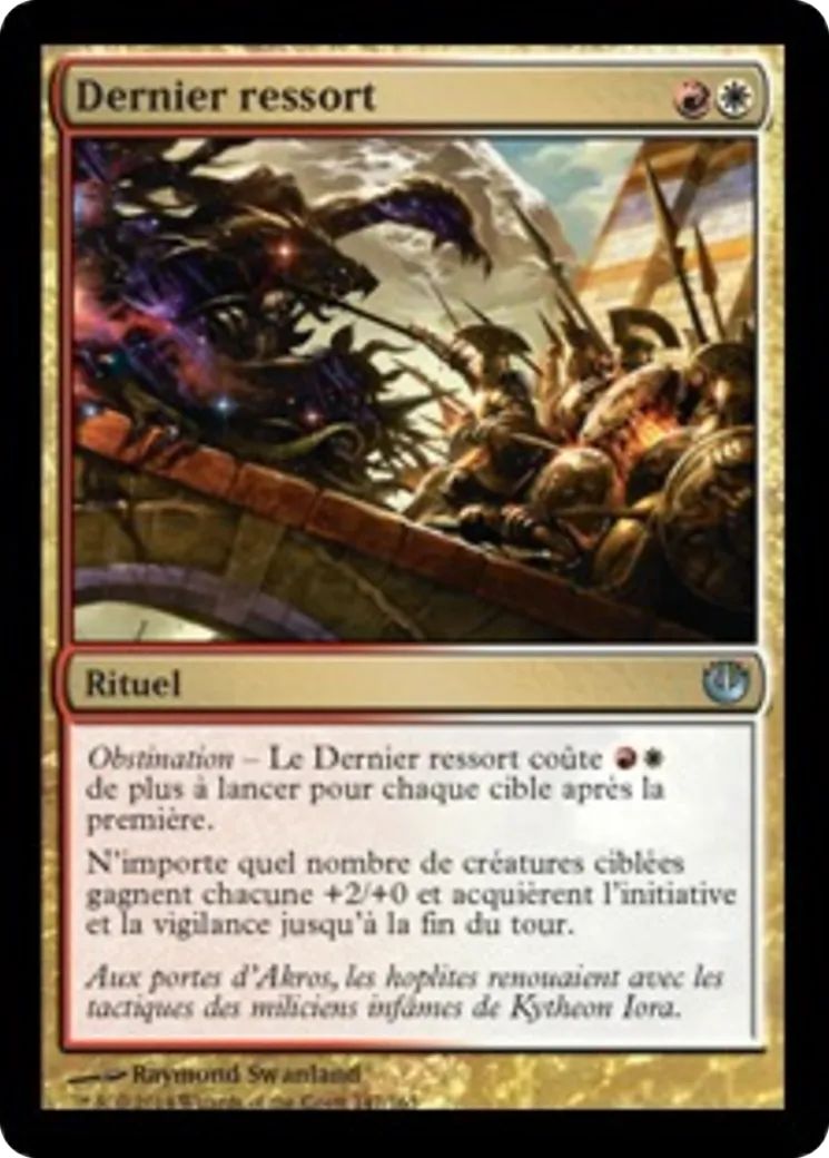 Dernier ressort — Journey into Nyx — Magic: The Gathering