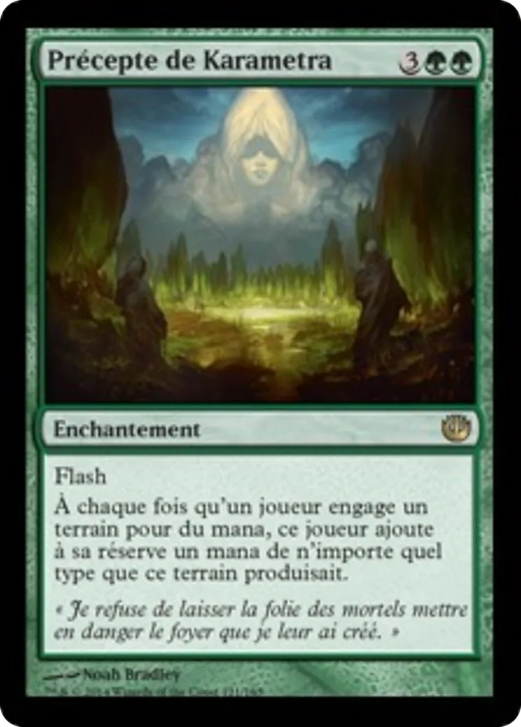 Précepte de Karametra from Journey into Nyx - Magic: The Gathering