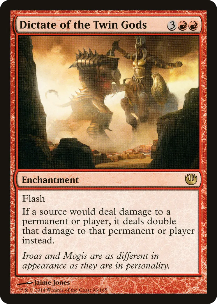 Précepte des dieux jumeaux — Journey into Nyx — Magic: The Gathering