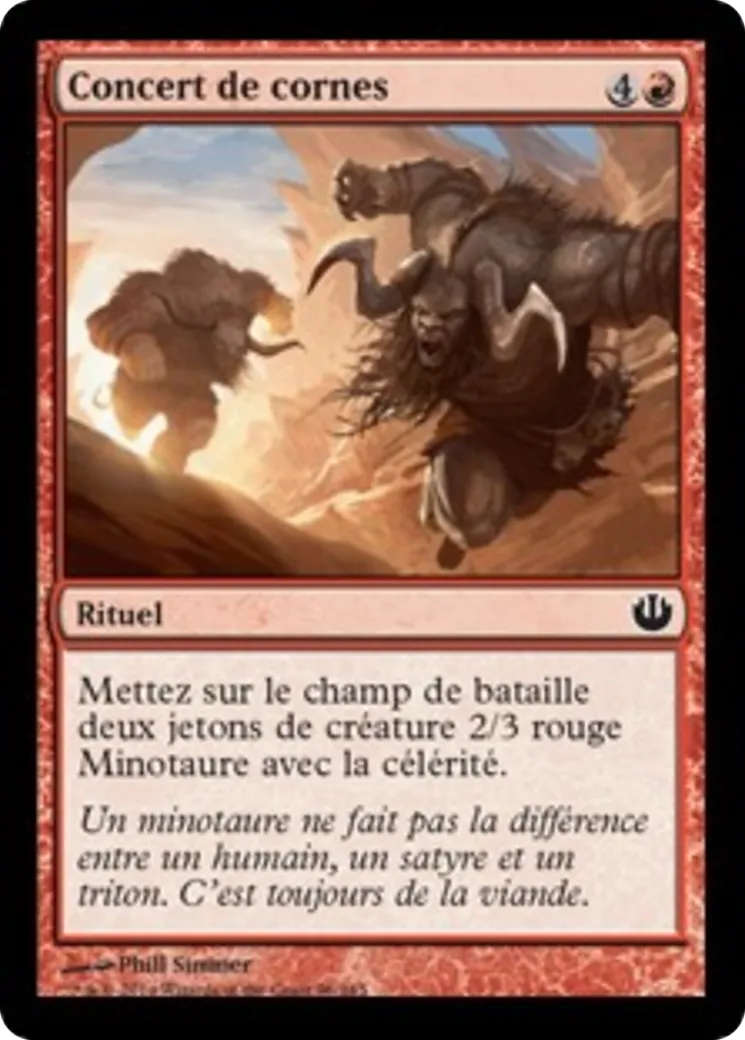 Concert de cornes — Journey into Nyx — Magic: The Gathering