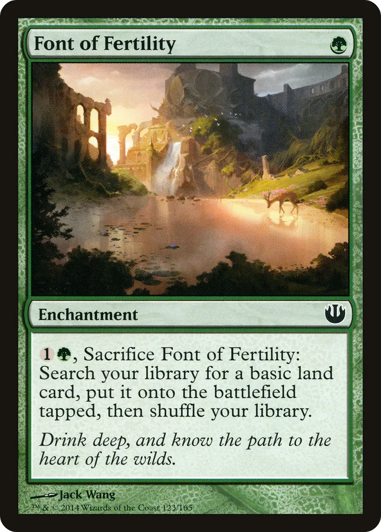 Font of Fertility — Journey into Nyx — Magic: The Gathering
