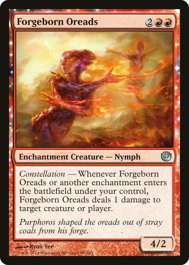 Oréades nées des forges — Journey into Nyx — Magic: The Gathering