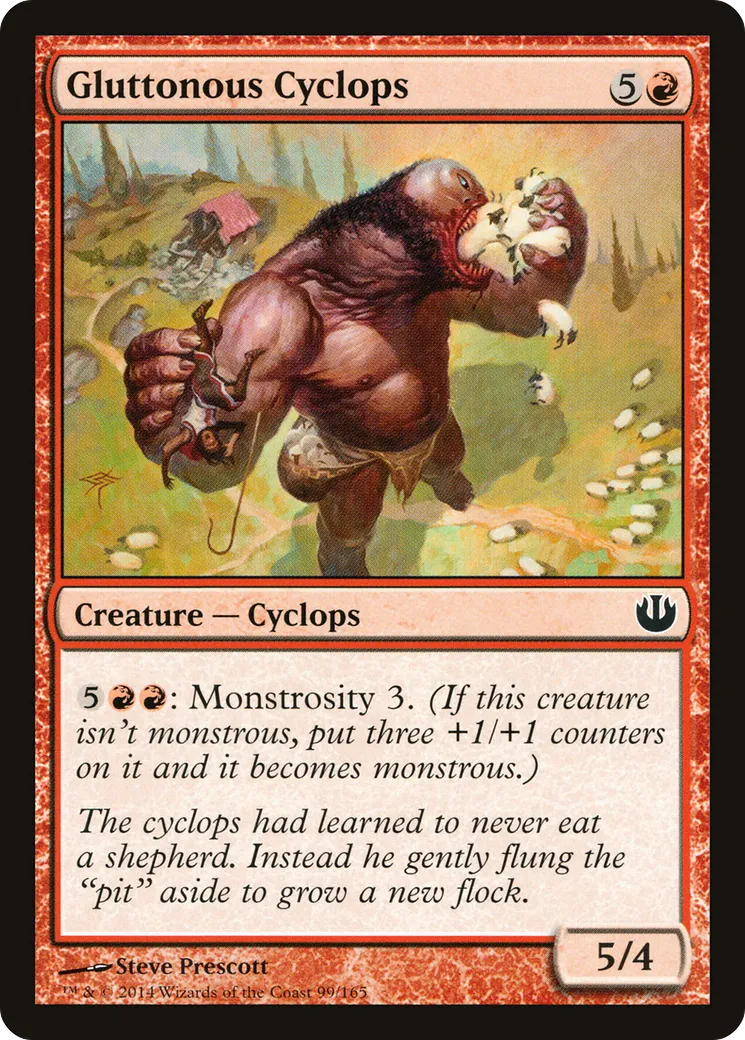 Cyclope glouton — Journey into Nyx — Magic: The Gathering
