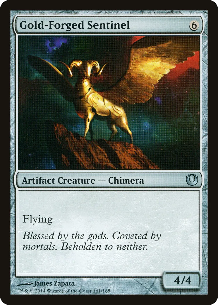 Gold-Forged Sentinel — Journey into Nyx — Magic: The Gathering