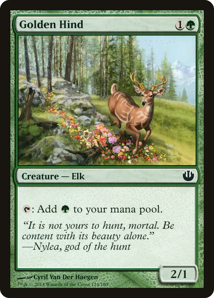 Biche dorée — Journey into Nyx — Magic: The Gathering