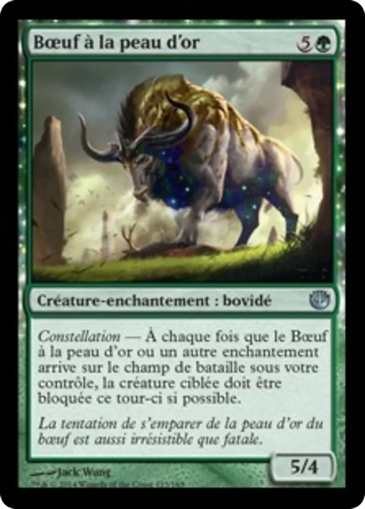 Bœuf à la peau d'or — Journey into Nyx — Magic: The Gathering
