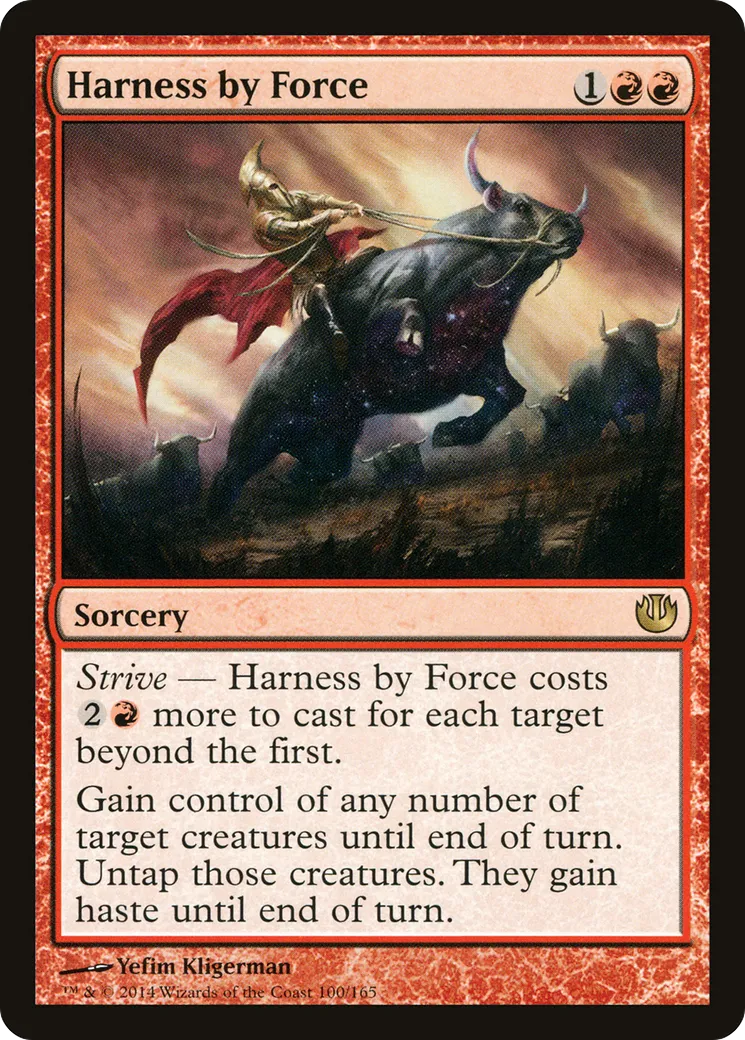 Harnacher par la force — Journey into Nyx — Magic: The Gathering