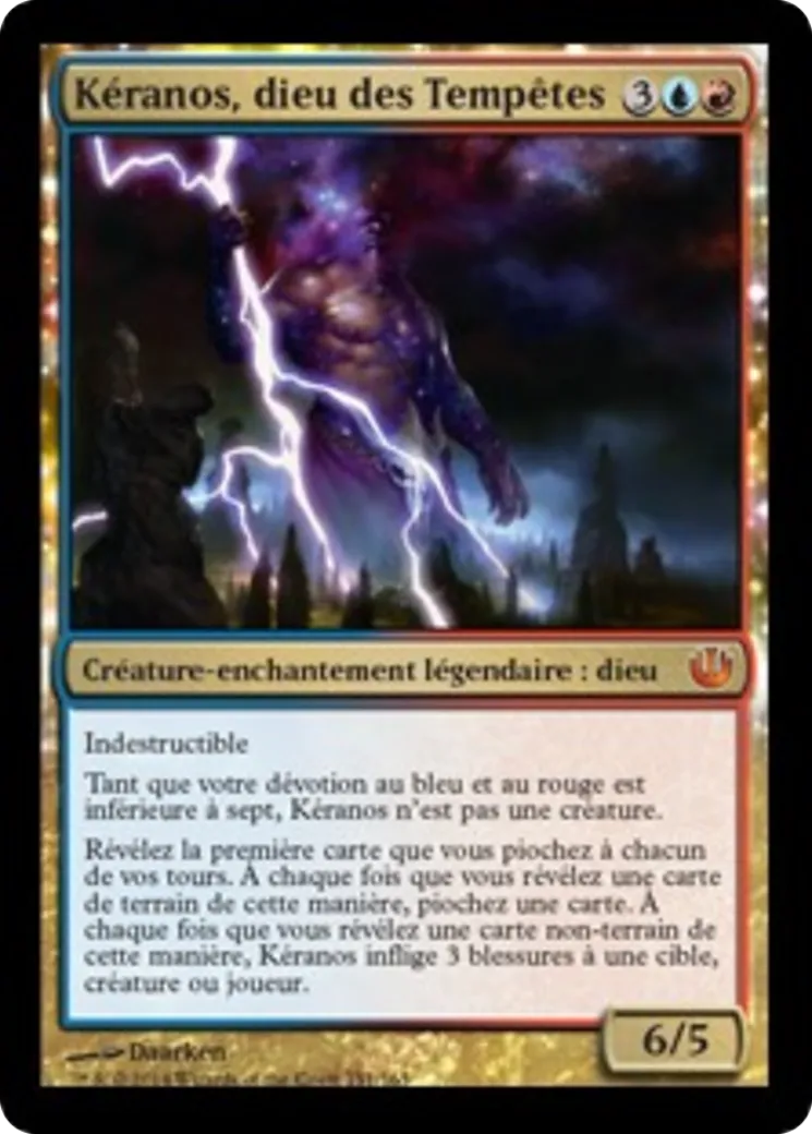 Kéranos, dieu des Tempêtes — Journey into Nyx — Magic: The Gathering