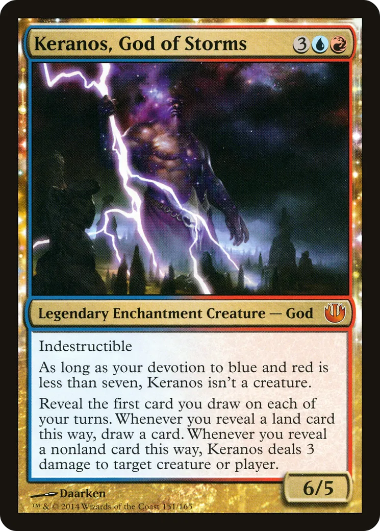 Keranos, God of Storms — Journey into Nyx — Magic: The Gathering