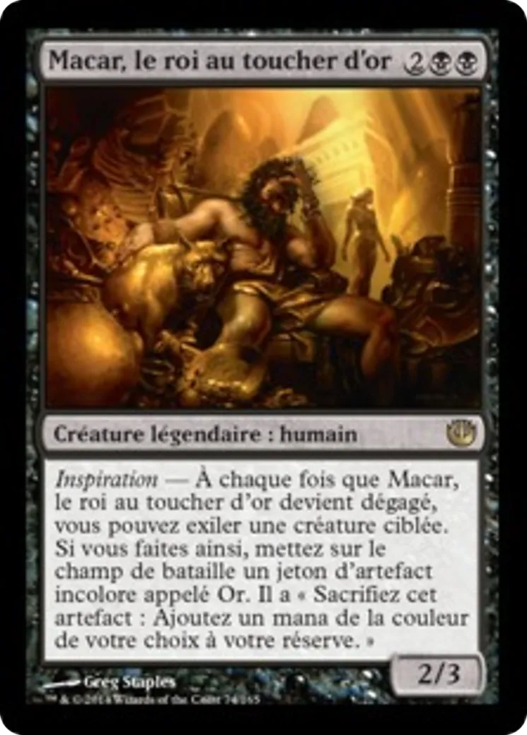 Macar, le roi au toucher d'or — Journey into Nyx — Magic: The Gathering