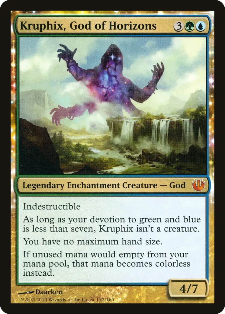 Kruphix, God of Horizons — Journey into Nyx — Magic: The Gathering