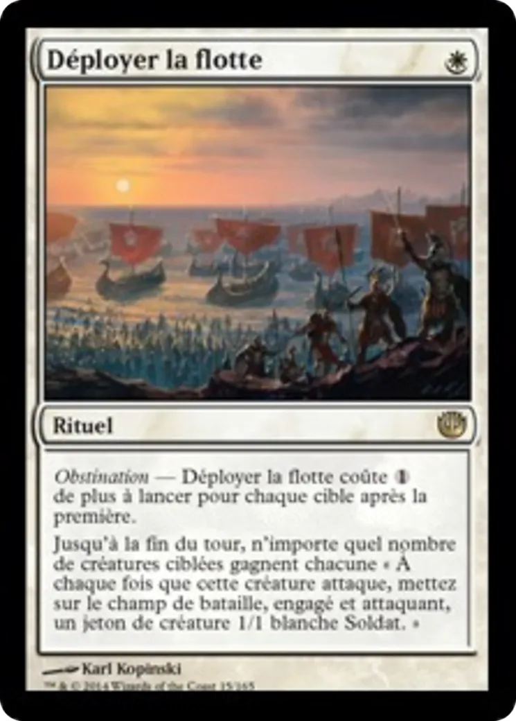 Déployer la flotte — Journey into Nyx — Magic: The Gathering