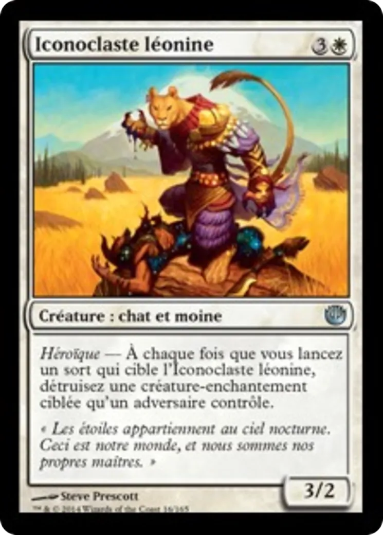 Iconoclaste léonine — Journey into Nyx — Magic: The Gathering