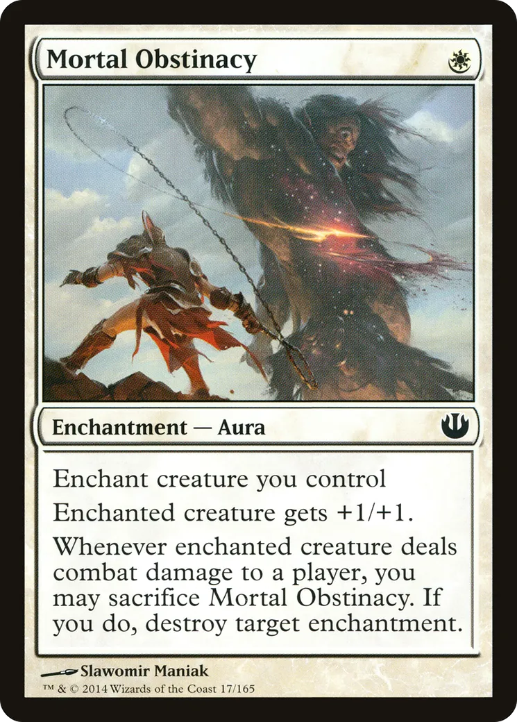 Obstination mortelle — Journey into Nyx — Magic: The Gathering