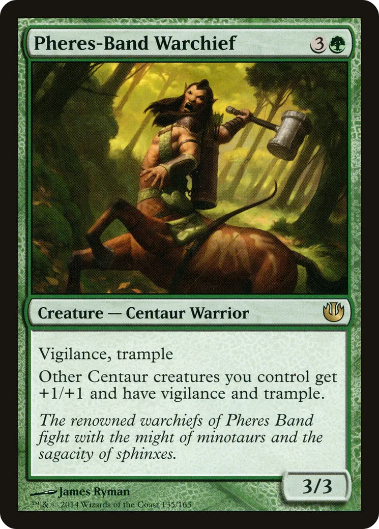 Chef de guerre du clan Phérès — Journey into Nyx — Magic: The Gathering