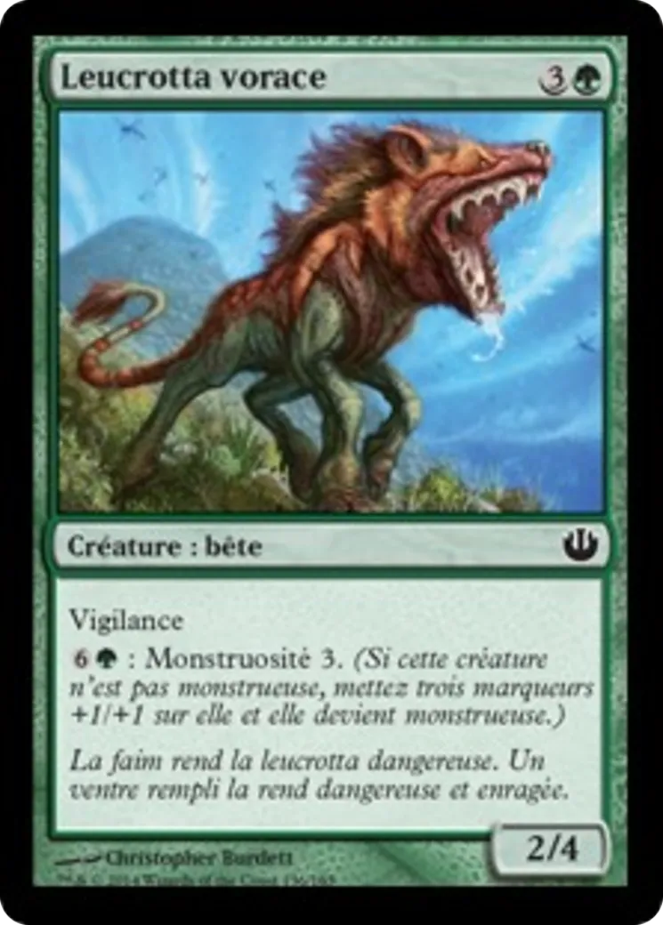 Leucrotta vorace — Journey into Nyx — Magic: The Gathering