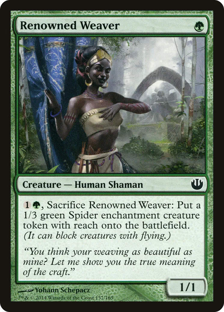 Tisseuse réputée — Journey into Nyx — Magic: The Gathering