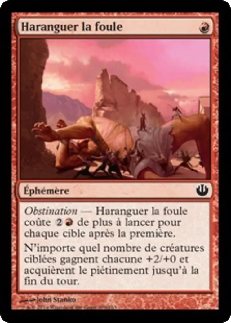 Haranguer la foule — Journey into Nyx — Magic: The Gathering