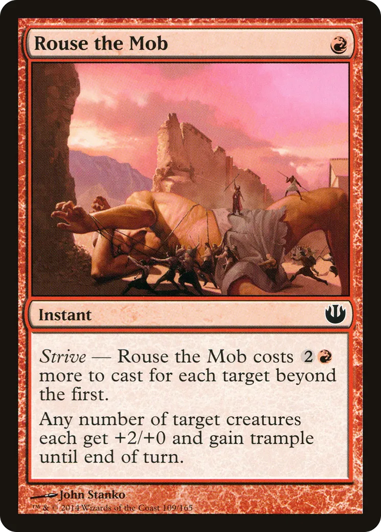 Haranguer la foule — Journey into Nyx — Magic: The Gathering