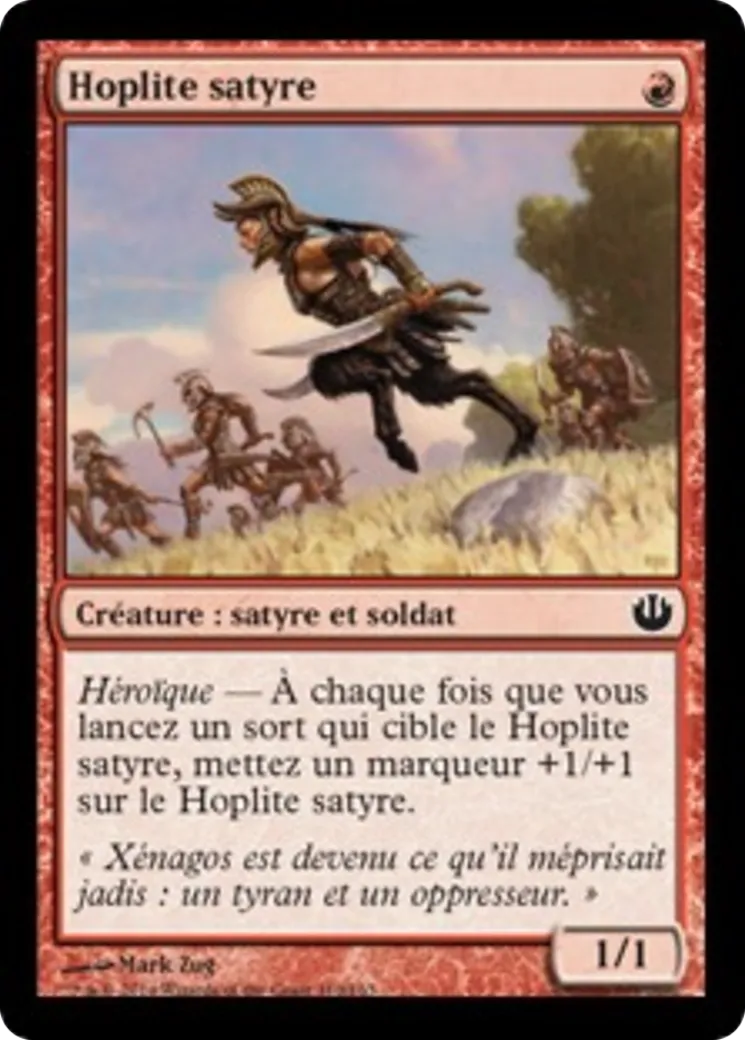 Hoplite satyre — Journey into Nyx — Magic: The Gathering