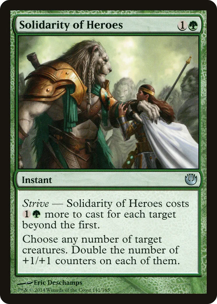 Solidarité des héros — Journey into Nyx — Magic: The Gathering