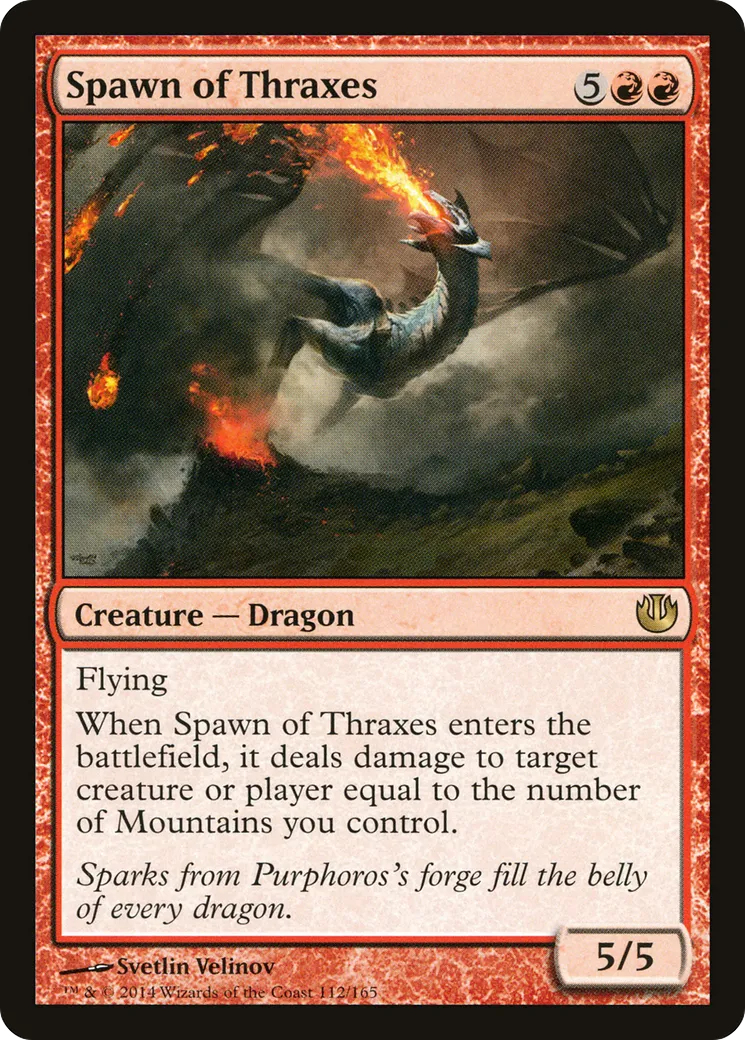 Spawn of Thraxes — Journey into Nyx — Magic: The Gathering