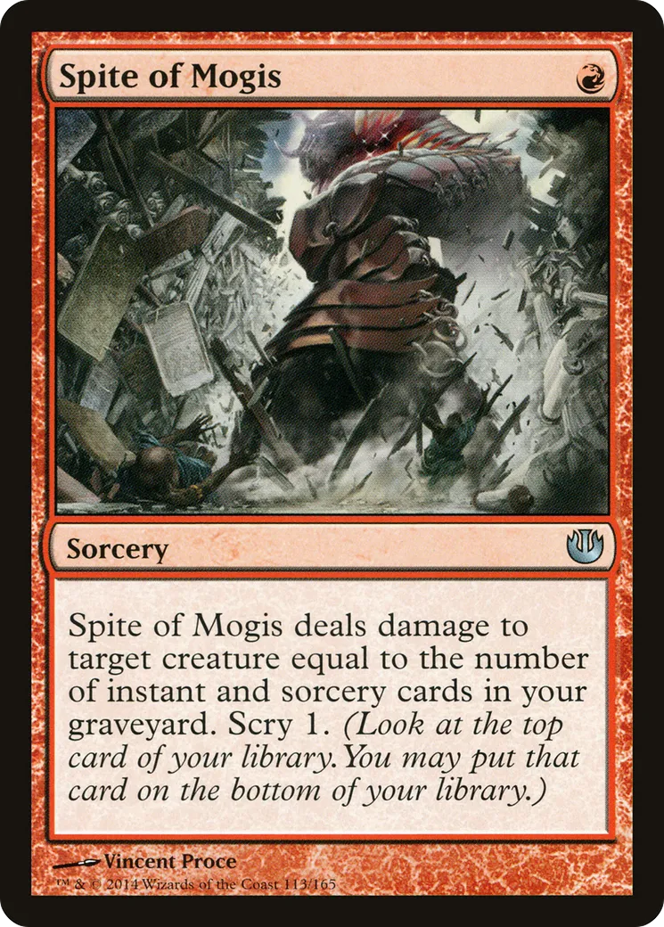 Spite of Mogis — Journey into Nyx — Magic: The Gathering