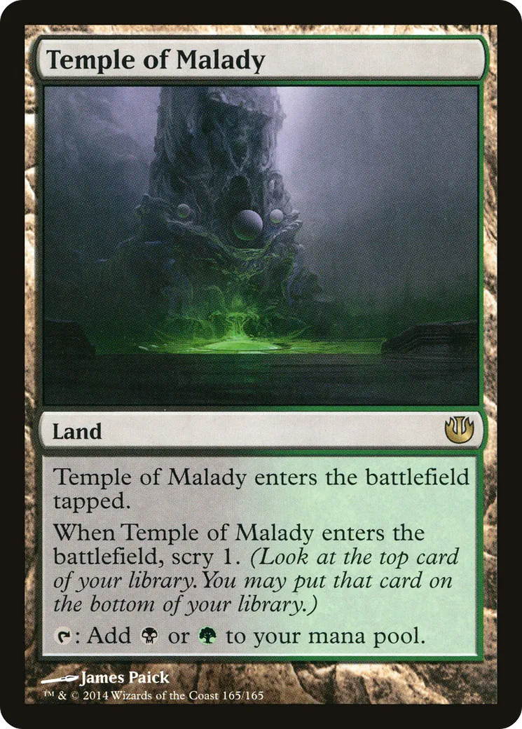 Temple of Malady — Journey into Nyx — Magic: The Gathering