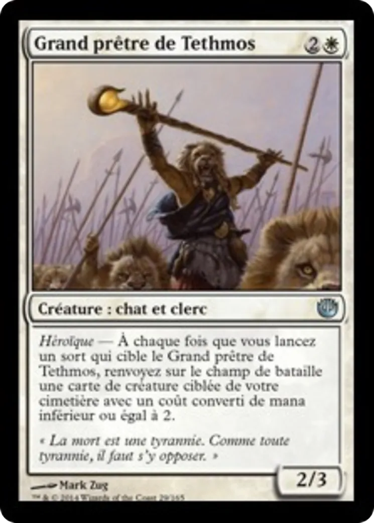 Grand prêtre de Tethmos — Journey into Nyx — Magic: The Gathering