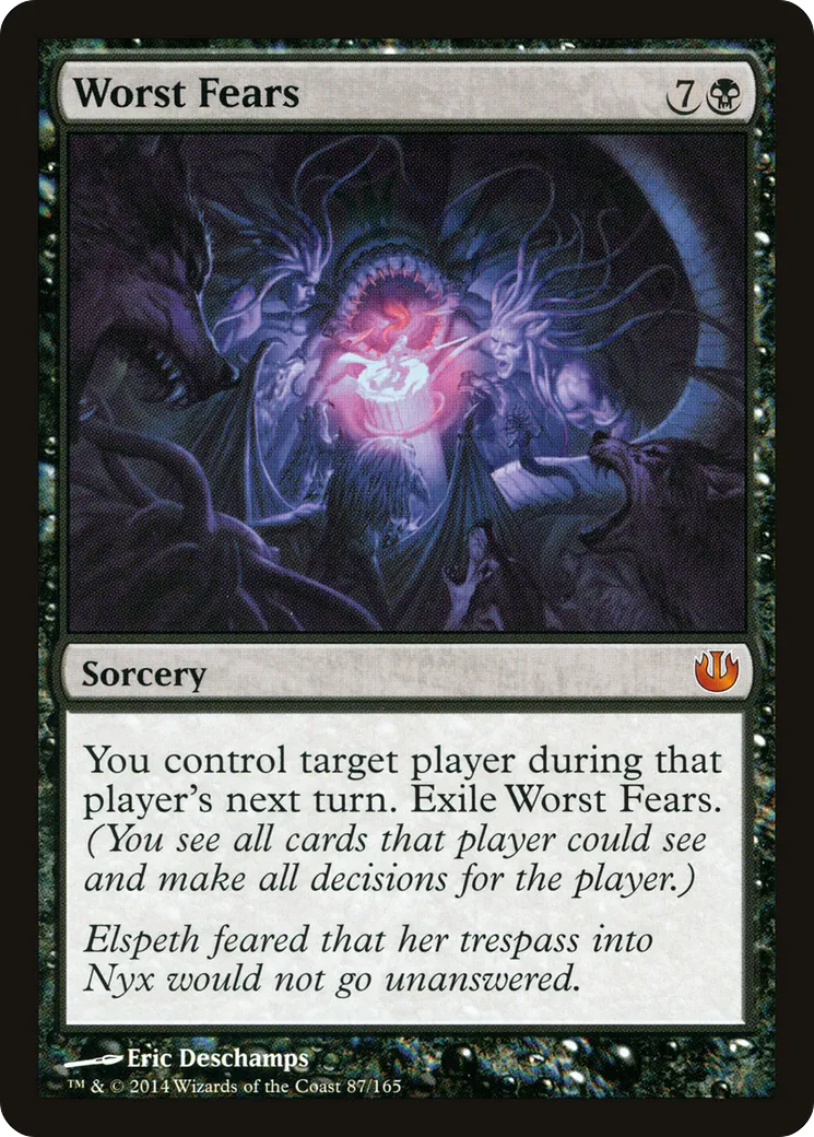 Pires craintes — Journey into Nyx — Magic: The Gathering