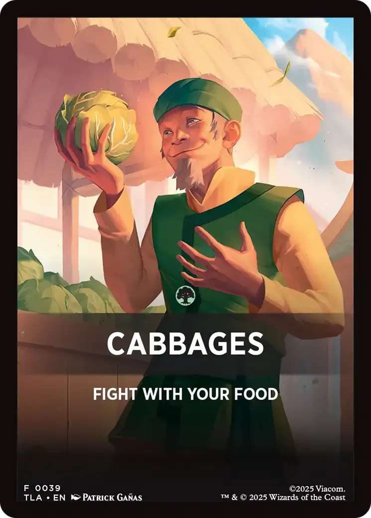 Cabbages — Avatar: The Last Airbender Jumpstart Front Cards — Magic: The Gathering