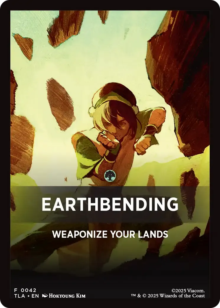 Earthbending — Avatar: The Last Airbender Jumpstart Front Cards — Magic: The Gathering