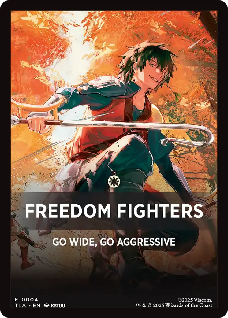 Freedom Fighters from Avatar: The Last Airbender Jumpstart Front Cards - Magic: The Gathering