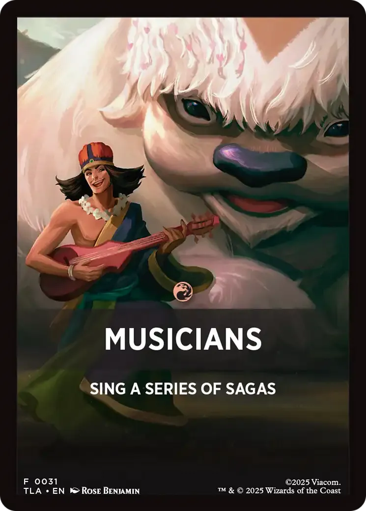 Musicians — Avatar: The Last Airbender Jumpstart Front Cards — Magic: The Gathering