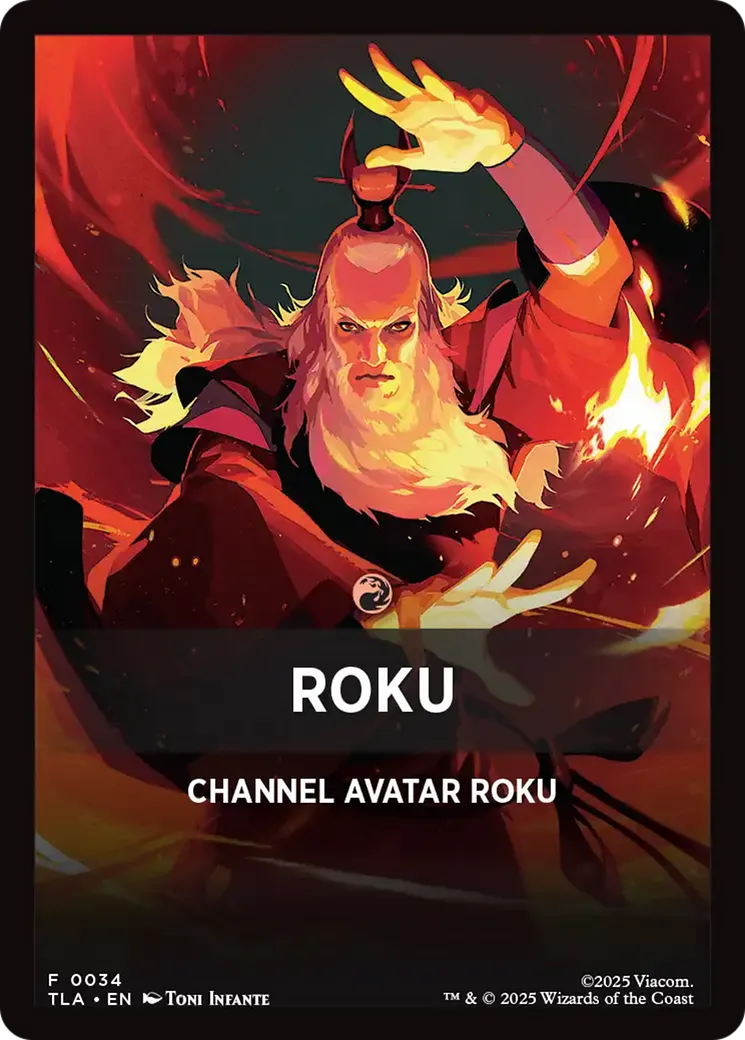 Roku — Avatar: The Last Airbender Jumpstart Front Cards — Magic: The Gathering
