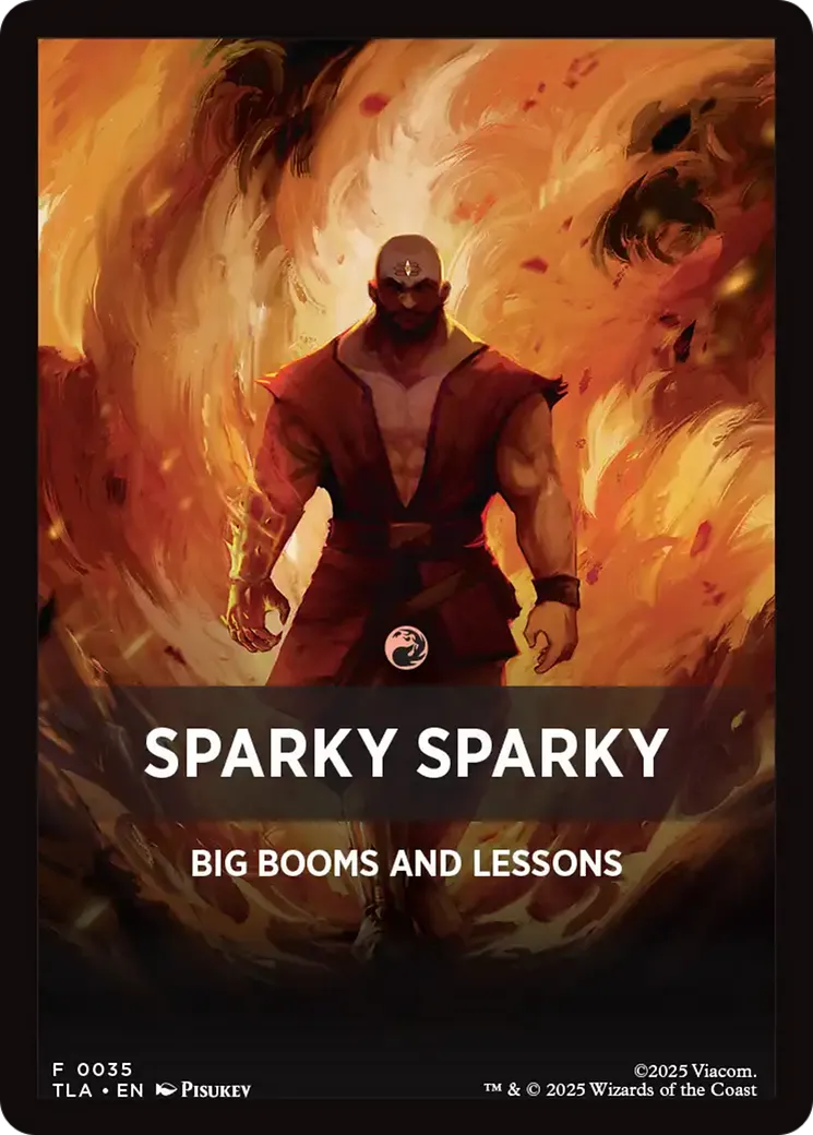 Sparky Sparky — Avatar: The Last Airbender Jumpstart Front Cards — Magic: The Gathering